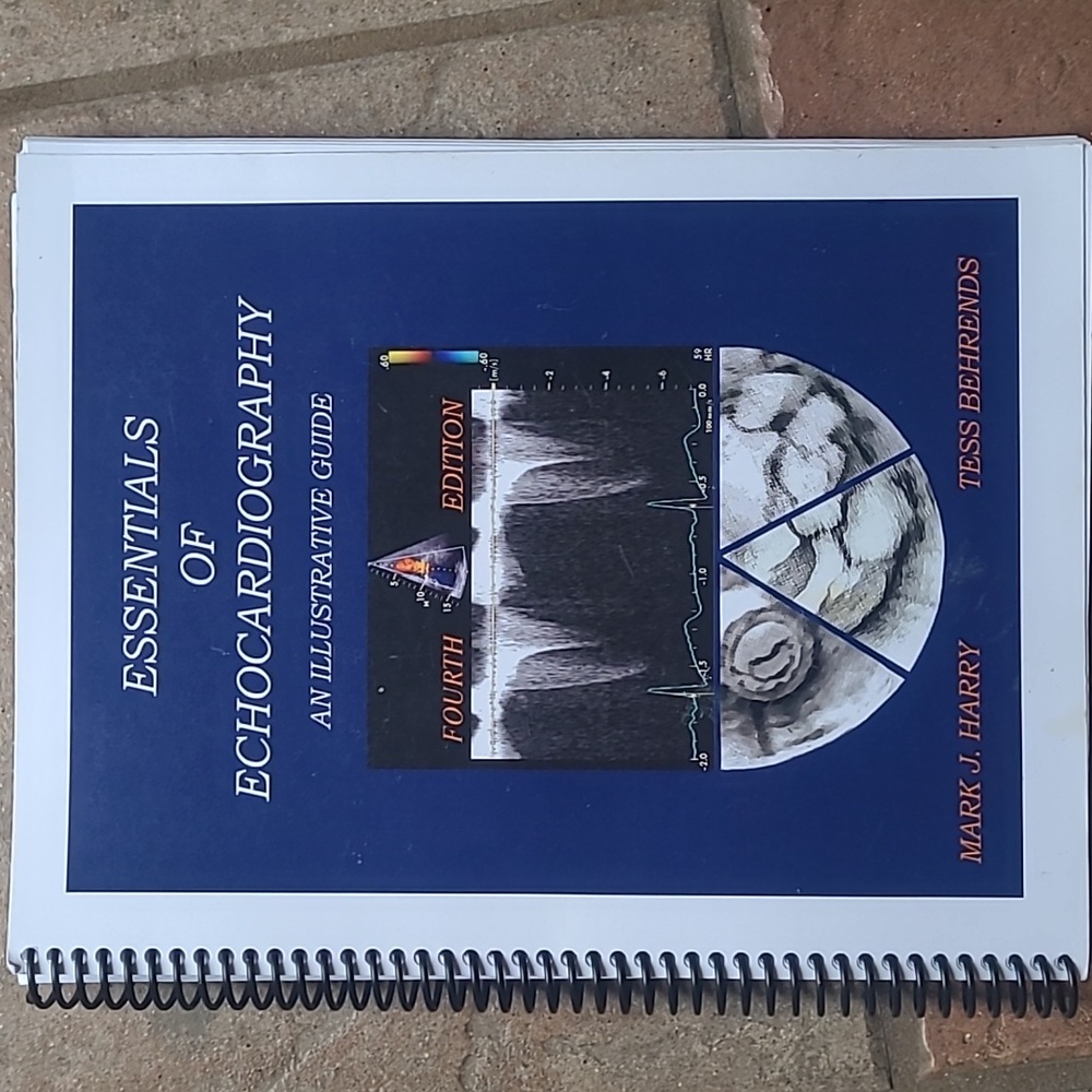 Essentials of Echocardiology illustrative guide by Harry & Behrends fourth Ed.